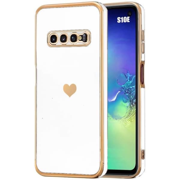 Skyddsskal - BOOLING - Samsung Galaxy S10e - Silikon - Ultra Slim - Vit Vit