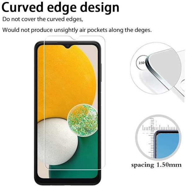 Skärmskydd i härdat glas för Samsung Galaxy A34 - BOOLING - Paket med 4 - 9H Stötsäker Transparent