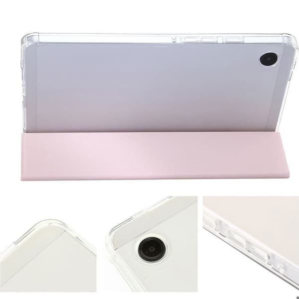 Fodral för Samsung Galaxy Tab A11 Plus / A9 Plus, Förstärkt Skydd med Stylusfack - Rosa Ros