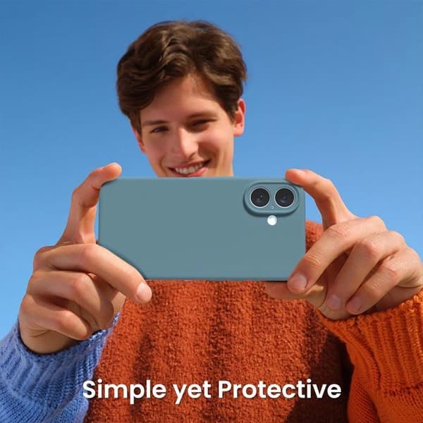 Skyddsskal - BOOLING - för iPhone 17 Pro Max - Slim Lätt Silikon Antiskrap - Grön Blå Grön blå