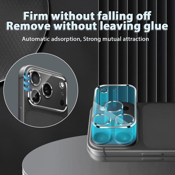 3x Skydd Kamera Härdat Glas för iPhone 18 Pro, Stötsäker Represistent Hård Transparent