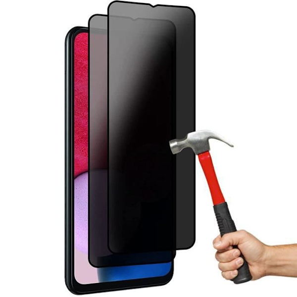 2 Anti-Spy härdade glasögon för Samsung Galaxy A13 5G - BOOLING - 9H skärmskydd Svart