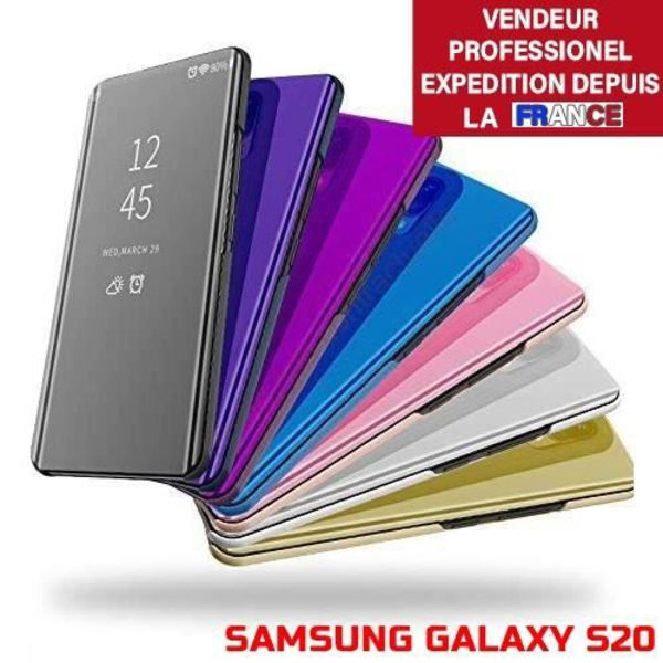 MISSTARS® LILA Flip-fodral med spegeleffekt till SAMSUNG S20