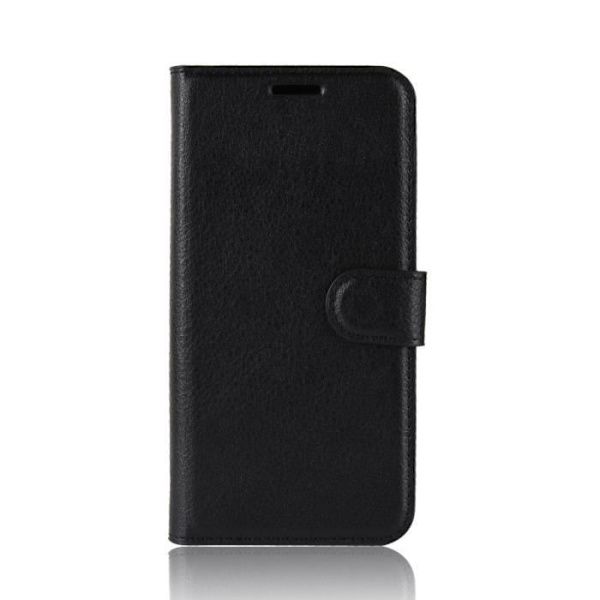 Fodral Skal - Samsung - Galaxy A50 - Anti-chock - Vikbart ställ - Svart PU-läder Svart
