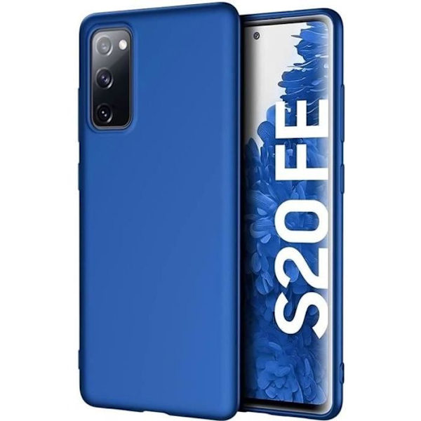 Skyddsskal för Samsung Galaxy S20 FE - PROSHOP - Mjuk - Blå Blå