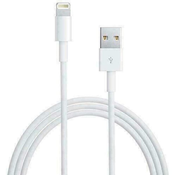 USB-laddningskabel Förstärkt sladd 2M Vit För iPhone 6 7 8 Plus X XS XR 11 Pro Max