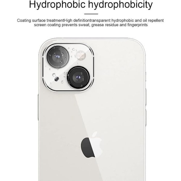 Kameraskydd - PROSHOP - iPhone 13 mini - Härdat glas - Set med 2 - Enkel installation