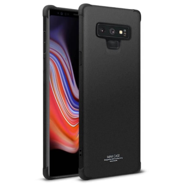 TPU cover med skin feel anti-drop airbag version mat sort til din Samsung Galaxy Note 9