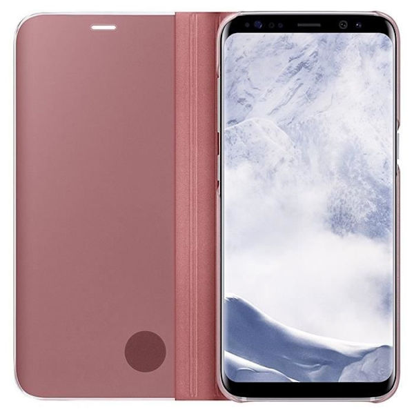 Samsung Galaxy S8-fodral Optimerad visningsvinkel Clear S-View-fodral för Samsung Galaxy S8 (roséguld)