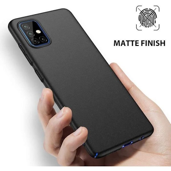 Samsung A51-fodral, matt finish [Ultra Light] [Ultra Thin] Anti-Scratch Hard Shell Fodral Skal för Samsung Galaxy A51(2020) 6