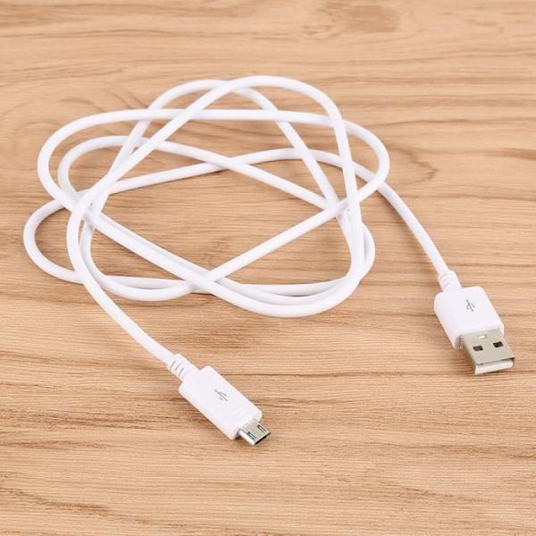 80CM Vit Micro USB-kabel Datakabel Synkronisera Laddningskabel Android till USB-kabel för Samsung Galaxy S7 S6 note4