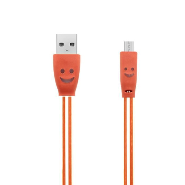 Färgglad Gradient LED USB2.0 Micro Cable Laddningsdata för Android Smart Phone