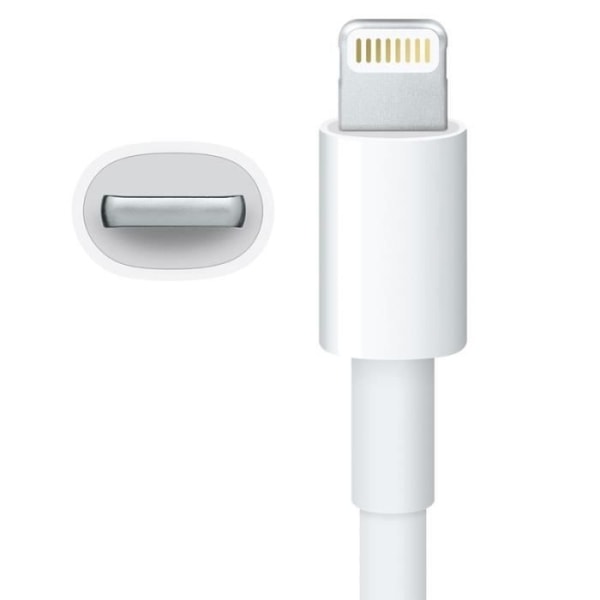 iPhone-kablar 1m högkvalitativ USB-datasynkroniseringsladdningskabel 8-8 Plus 7 6s och 6 5 5S 5C Kompatibel med iOS 9.3 Vit