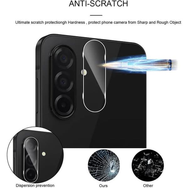 2 Stötsäkra Kameraglas för Samsung Galaxy A27 5G, 9H Repellerande Skydd Transparent