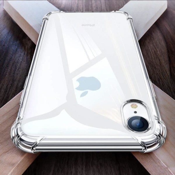 iPhone XR-fodral, stötsäkert skyddsfodral [Transparent] Extremt tunn hörnluftkudde för iPhone XR 6.1