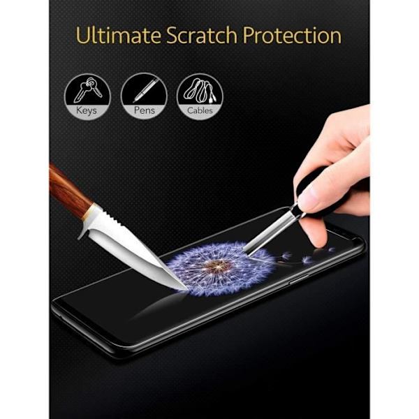 Samsung Galaxy S9 skärmskydd, (2-pack) Galaxy S9 skärmskydd i härdat glas för Samsung Galaxy S9