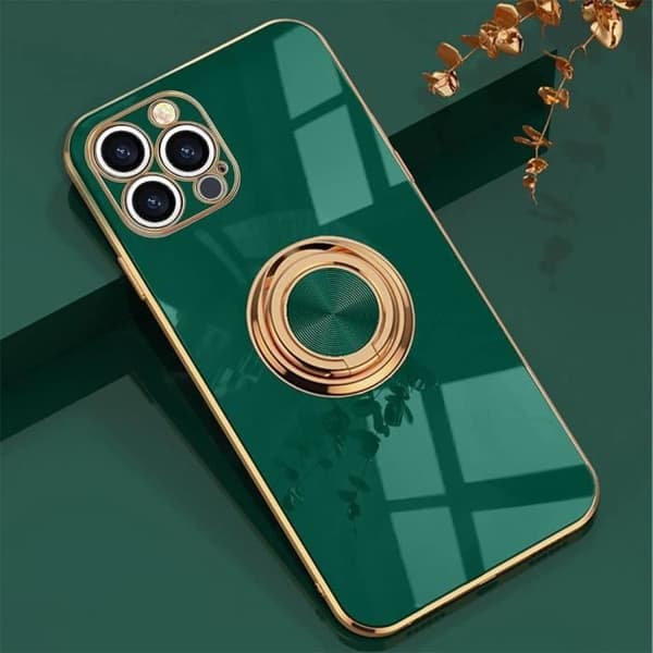 Coque - TPU - för iPhone 16 Pro Max - Mjuk - Slim - Nattgrön - Stötsäker Midnattsgrönt