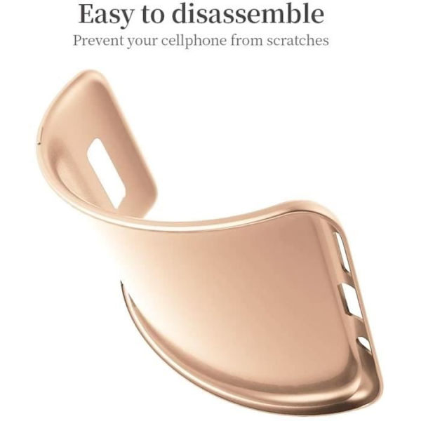 Skyddsfodral för Samsung Galaxy A41 - PROSHOP - Mjukt - Guld - Matt silikonfodral - Lätt - 2 Härdade glas gyllene