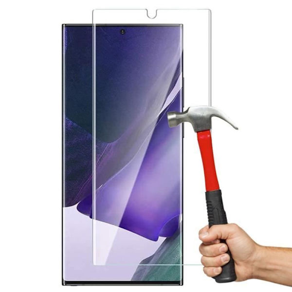 Härdat glas för Samsung Note 20 Ultra (6,9”) - PROSHOP - Helskärmsskydd utan bubblor Transparent Transparent