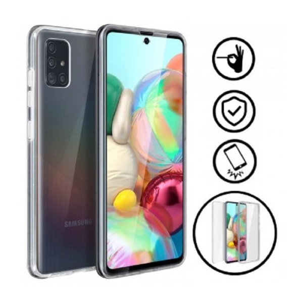 Fodral - Samsung - Galaxy A71 - Stel - Genomskinlig - Optimalt skydd Transparent