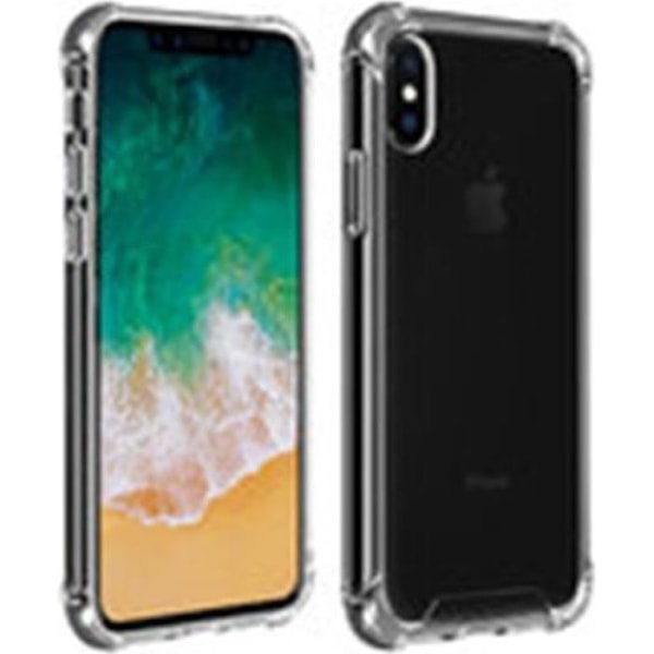 Akashi Apple iPhone Xs förstärkta hörn TPU-fodral - X - Genomskinligt skyddsfodral med förstärkta hörn för Apple iPhone Xs