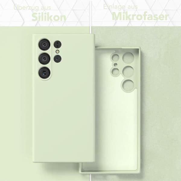 Coque - BOOLING - för Samsung Galaxy S23 Ultra - Silikon Skydd - Stöttålig - Repåtsäker - Grön Grön