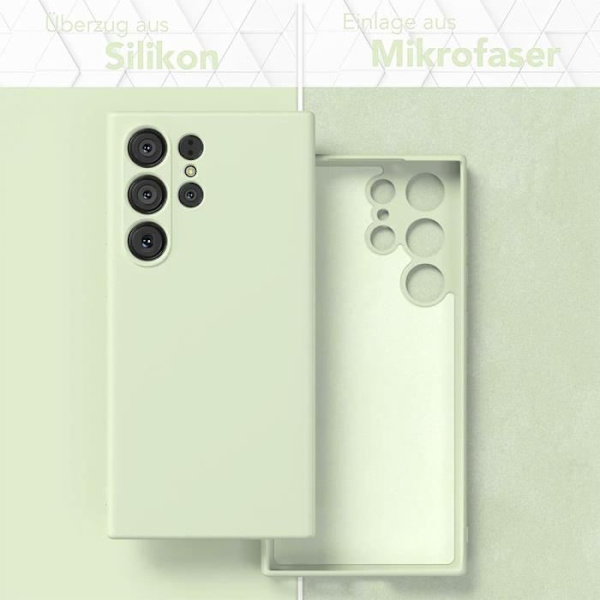 Fodral till Samsung Galaxy S23 Ultra - Tunt Silikonskydd Stötsäkert Anti-Scratch Green