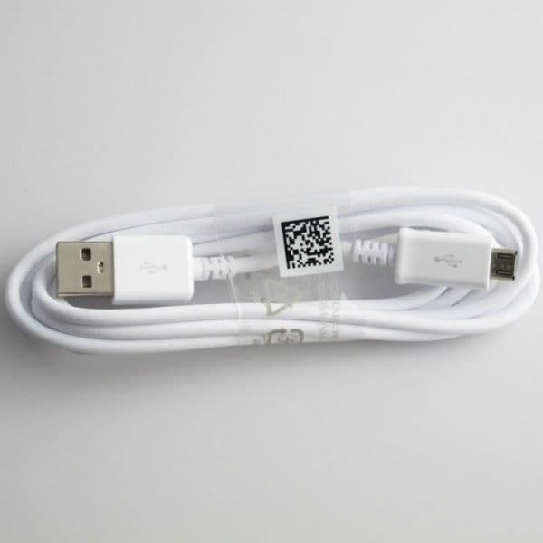 Vit Micro Usb-kabel för Samsung Galaxy S4 S3 S2 ACE Usb 2.0 Dataladdare