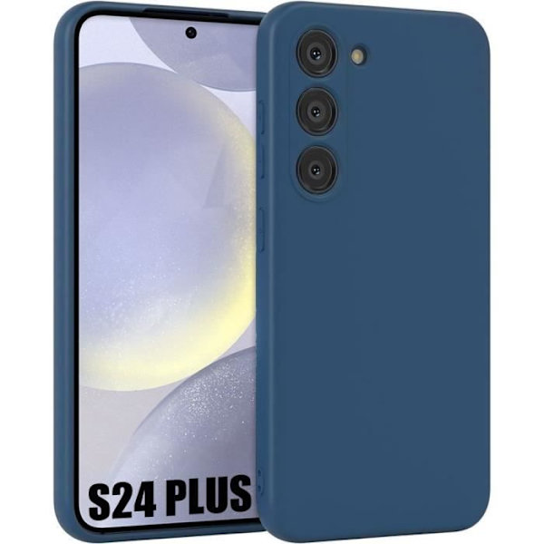 Fodral till Samsung Galaxy S24 Plus - S24+, ultratunt skydd Stötsäkert Anti-Scratch Marinblå