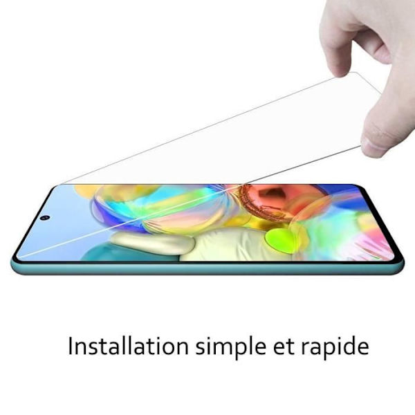 [3pack] Skyddsfilm 2.5D härdat glas för Samsung A71 med Stylus Toproduits®