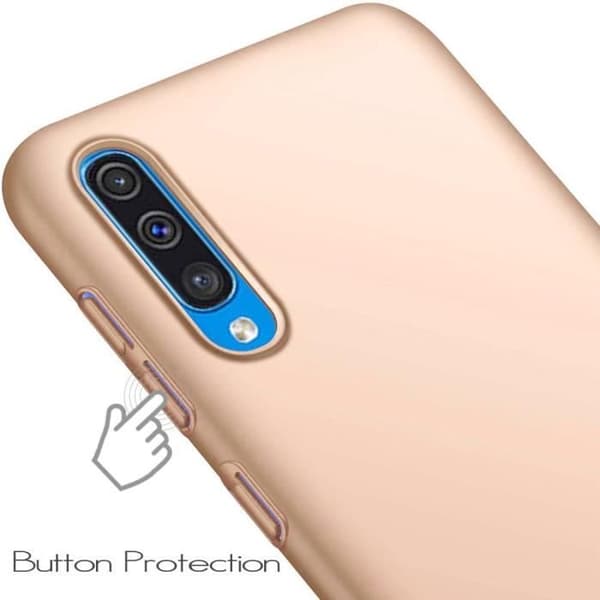 Skyddsskal - PROSHOP - Samsung Galaxy A50 - Silikon - Guld - Flexibelt gyllene