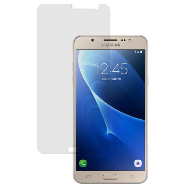 BeCool® - Skärmskydd i härdat glas för Samsung Galaxy J7 2016 Ultra reptålig skyddande glasfilm, hårdhet