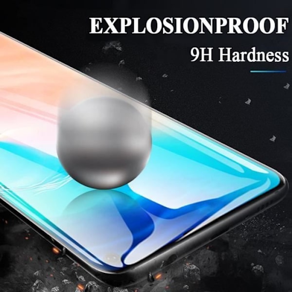 [2-pack] härdat glas för Samsung Galaxy S10 Plus, [3D-full täckning] skärmskydd för Samsung Galaxy S10 Plus