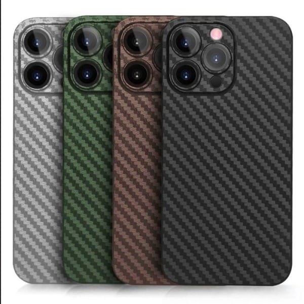 Siliconfodral - PROSHOP - iPhone 13 - Mosaikmönster - Nattgrön - Härdat glas ingår Midnattsgrönt