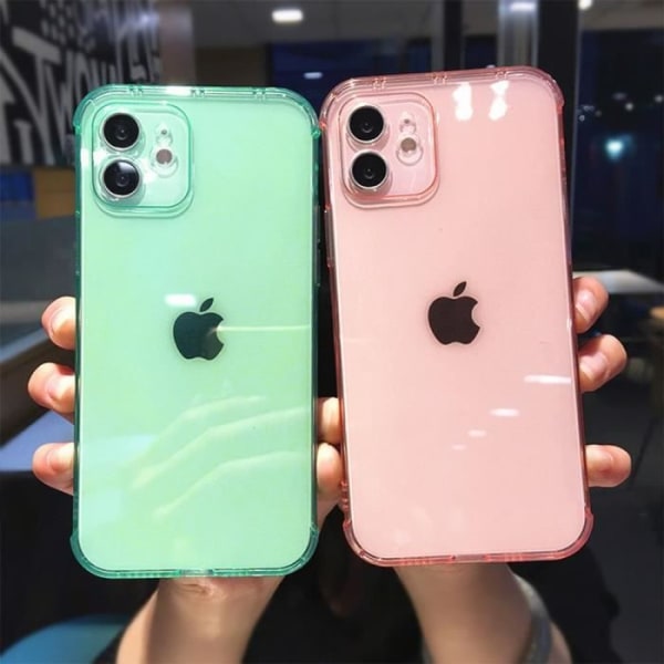 Siliconfodral - Ej specificerad - iPhone 13 - Grön - Skärmskydd - Mjuk Grön