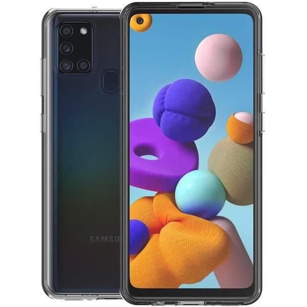Coque - LittleMonkey - Samsung Galaxy A21s - 360° Full Body - Silikon - Transparent Transparent