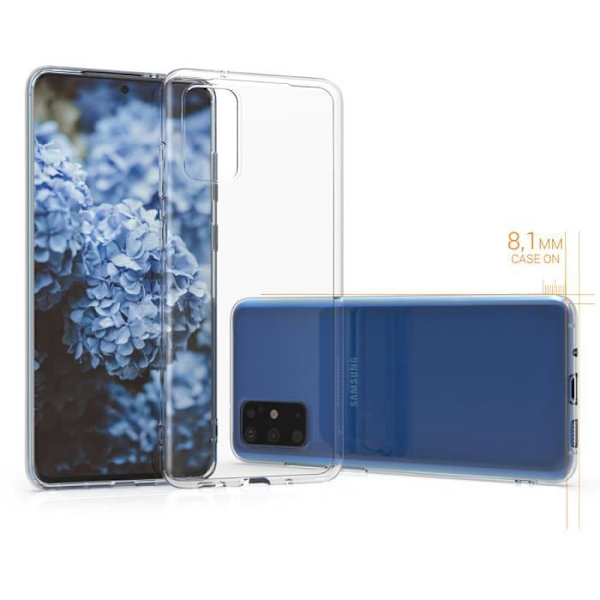 kwmobile Samsung Galaxy S20 Plus Fodral - Skal till Samsung Galaxy S20 Plus - Klart silikonfodral 51215.03 Transparent