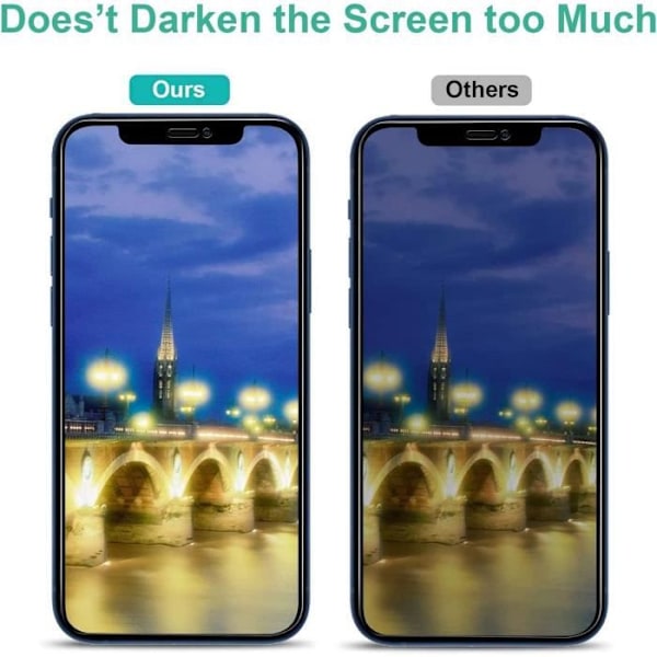 Anti-Spy härdat glas för Samsung Galaxy A21s - BOOLING - Set med 2 - 9H skärmskydd Svart