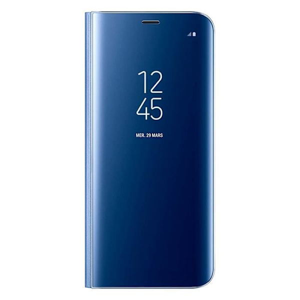 Fodral till Samsung Galaxy Note 8,Cover Flip Flip Fodral Spegel Stötsäker - Blå