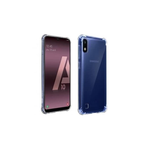 Transparent stötsäkert silikonfodral till Samsung A10