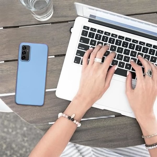 Skyddsfodral för Samsung Galaxy M13 och M23 5G - BOOLING - Blå - Silikon - Smal Blå