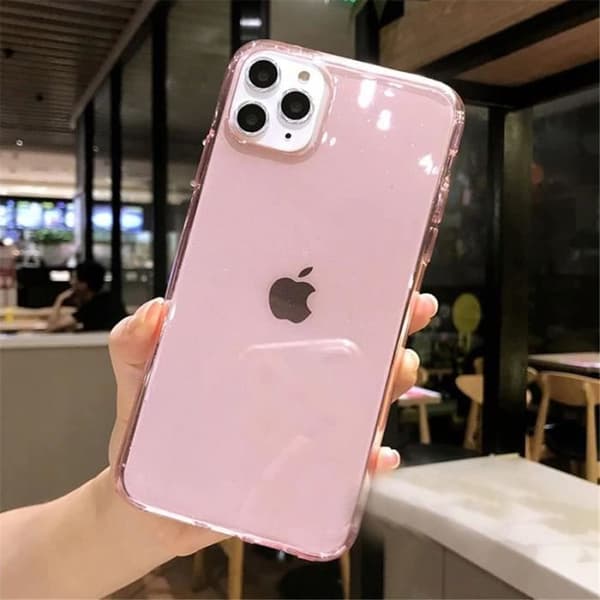 Fodral - Lyx - för iPhone 13 Pro - Rosa - Silikon gel - Effektivt skydd Rosa