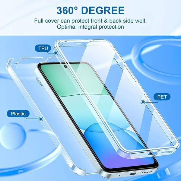 Coque 360 - BOOLING - för Samsung Galaxy S26 Plus - Stöttålig Transparent Silikon + PC Transparent
