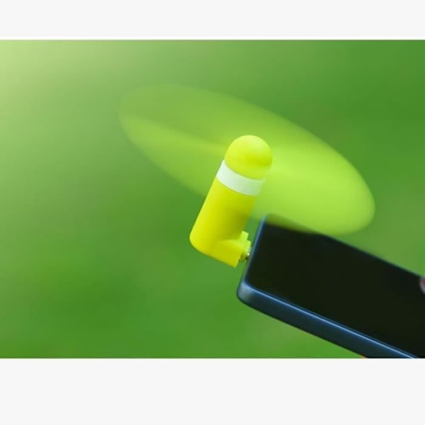Mini Fläkt - YIOU - Bärbar - Micro USB - Ultra-tyst - Grön Grön