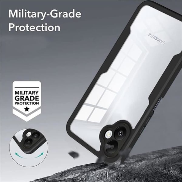 Skyddande fodral - Samsung - Galaxy A05 - 360 grader - Repfria - Svart Svart