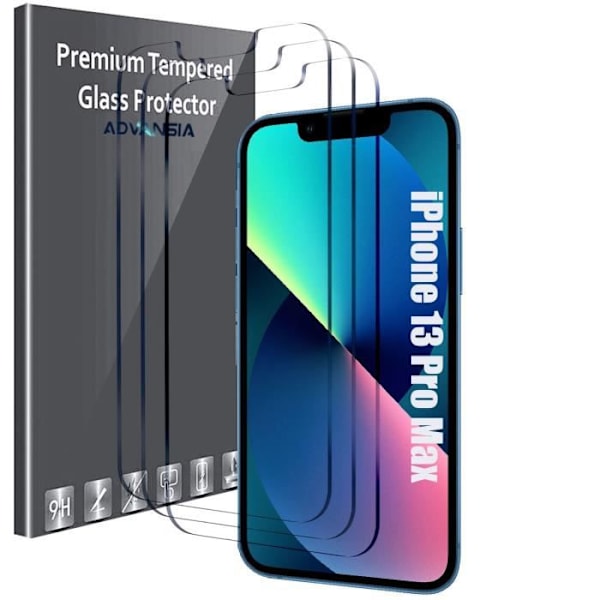 Advansia härdat glas för iPhone 13 Pro Max 6.7 [X3]