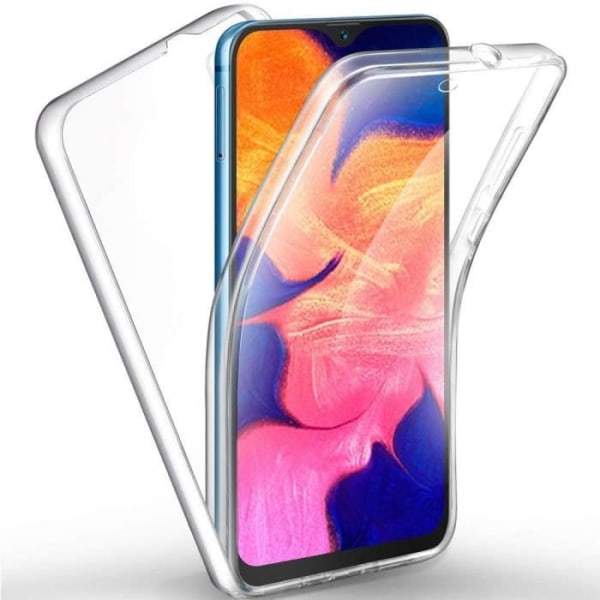 Gelfodral för Samsung Galaxy A52 5G, 360 graders helkropp stötsäkert skydd, helkroppstransparent ultratunt silikonfodral