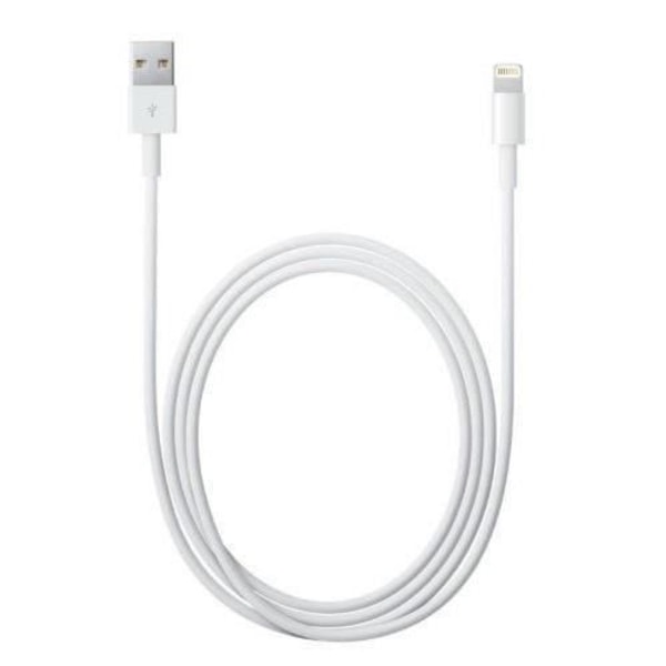 Kabel för iPhone - Paket med 2 - Vit 3M - Kompatibel med iPhone 5 till 11 Pro Max