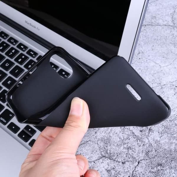 Telefonhölje - Samsung - Galaxy A02s - Mjuk - Svart - Repellerande skydd Svart