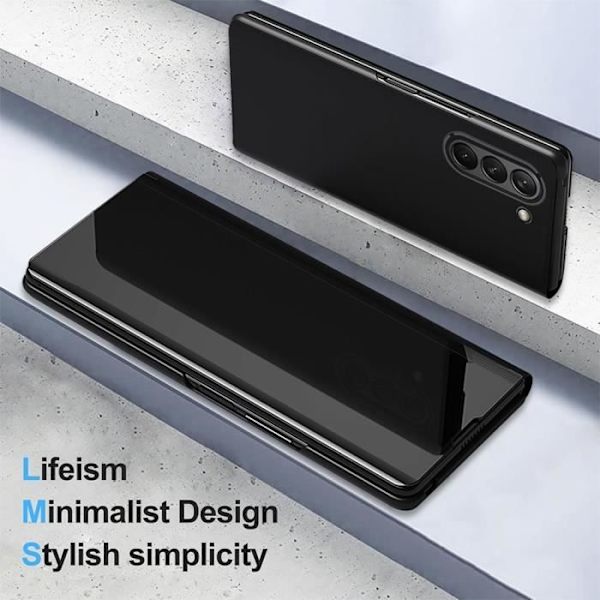 Coque - Samsung - Galaxy Z Fold 6 - Fram- och Baksidan Skydd - Stödfunktion - Svart Svart